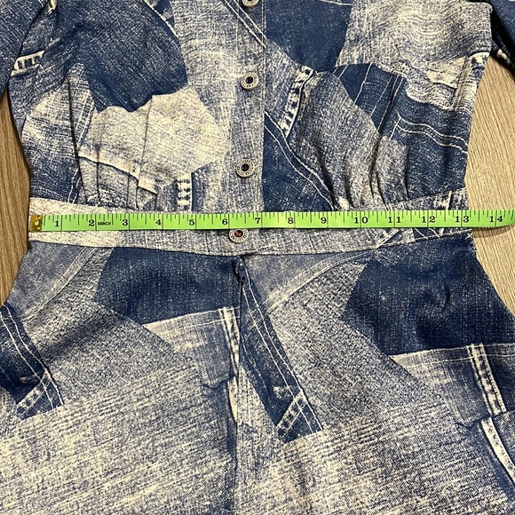 Vintage Shady Lane Denim Patchwork Dress - Picture 6 of 13